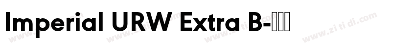 Imperial URW Extra B字体转换